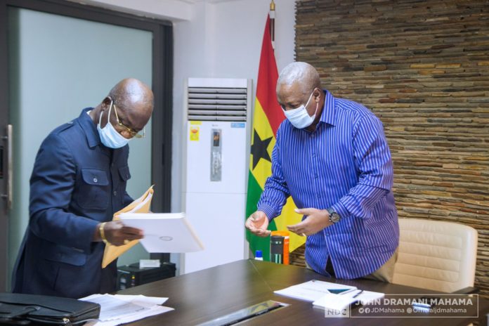 John Dramani Mahama, Former President (Right)