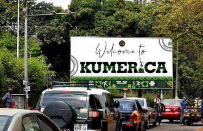 KUMERICA INSCRIPTED BILLBOARD IN KUMASI