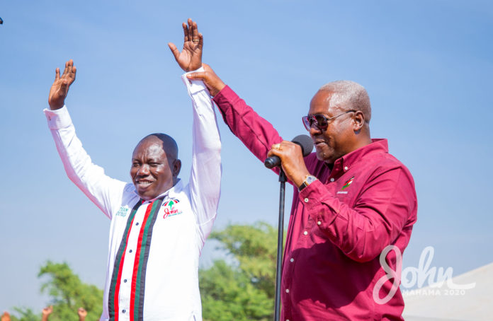 JOHN MAHAMA AND ISAAC ADONGO