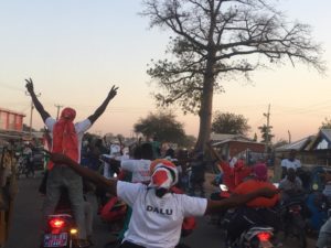 JUBILATION ON STREETS OF PAGA