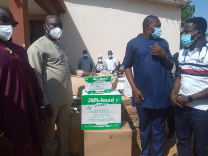 FORMER BAWKU DCE DONATES MEDICAL SUPPLIES TO DISTRICT HEALTH DIRECTORATE