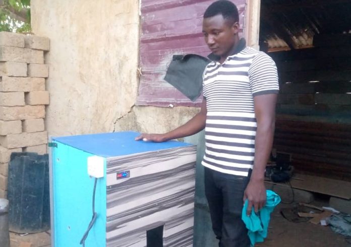 PATRICK ATANGA AVOA BUILDS INCUBATORS FROM HIS HOME AT YIKENE