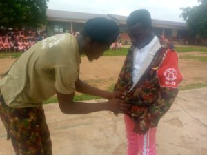 OUTGOING COMMANDING HANDING OVER TO THE INCOMING COMMANDER 