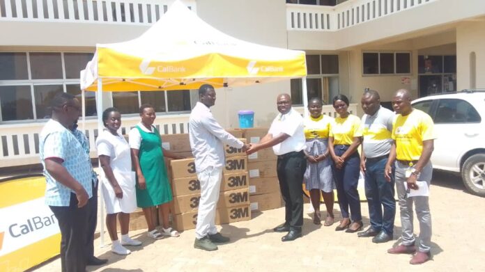 CalBank PLC making donation to Bolgatanga Hospital