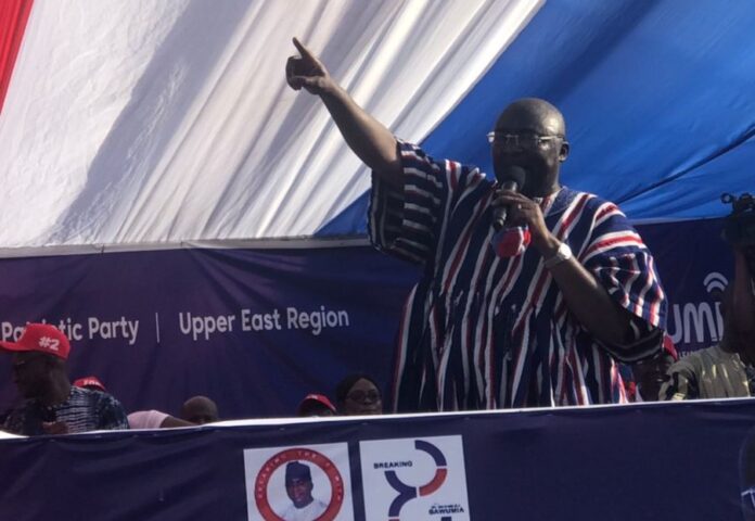 DR. MAHAMUDU BAWUMIA ADDRESSES DELEGATES AT A RALLY IN BOLGATANGA