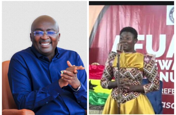 Vice-President Dr. Mahamudu Bawumia (left) & Afua Asantewaa (right)