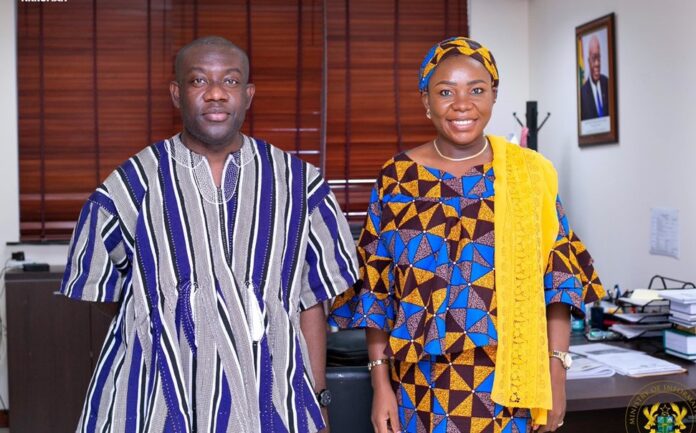 Kojo Oppong Nkrumah (left) & Fatimatu Abubakar (Right)