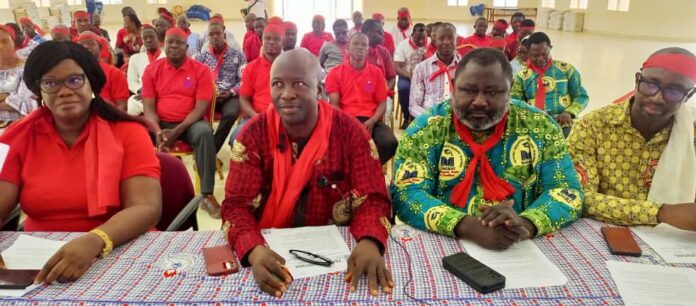 Upper East Regional chapters of 3 pre-tertiary teacher unions at a press conference in Bolgatanga