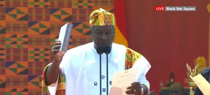 John Mahama was sworn-in as 6th president of the 4th Republic on January 7, 2025